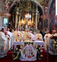 Dekanatsko hodočašće na Trški Vrh i proslava 25-te obljetnice svećeništva preč. Tomice Šestaka